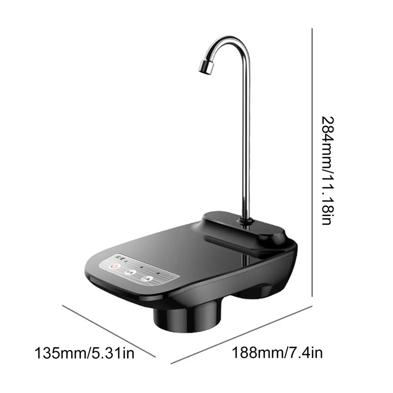 Dispensador Elétrico, USB Recarregável Para Galão De Água